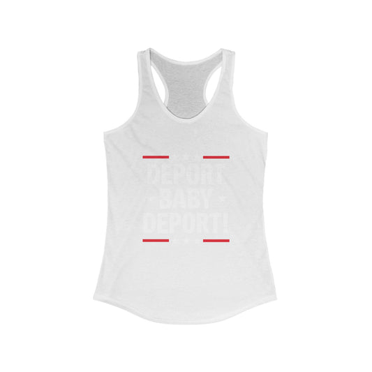 Stylish Protest Racerback Tank, Feminist Apparel, Activism Clothing, Workout Top, Summer Casual Wear, Statement Tee